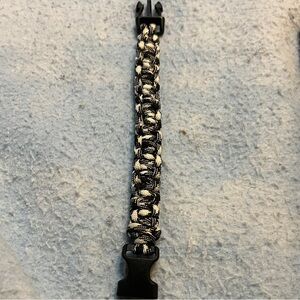 Hand Crafted Parachord Monochrome Braided Bracelet